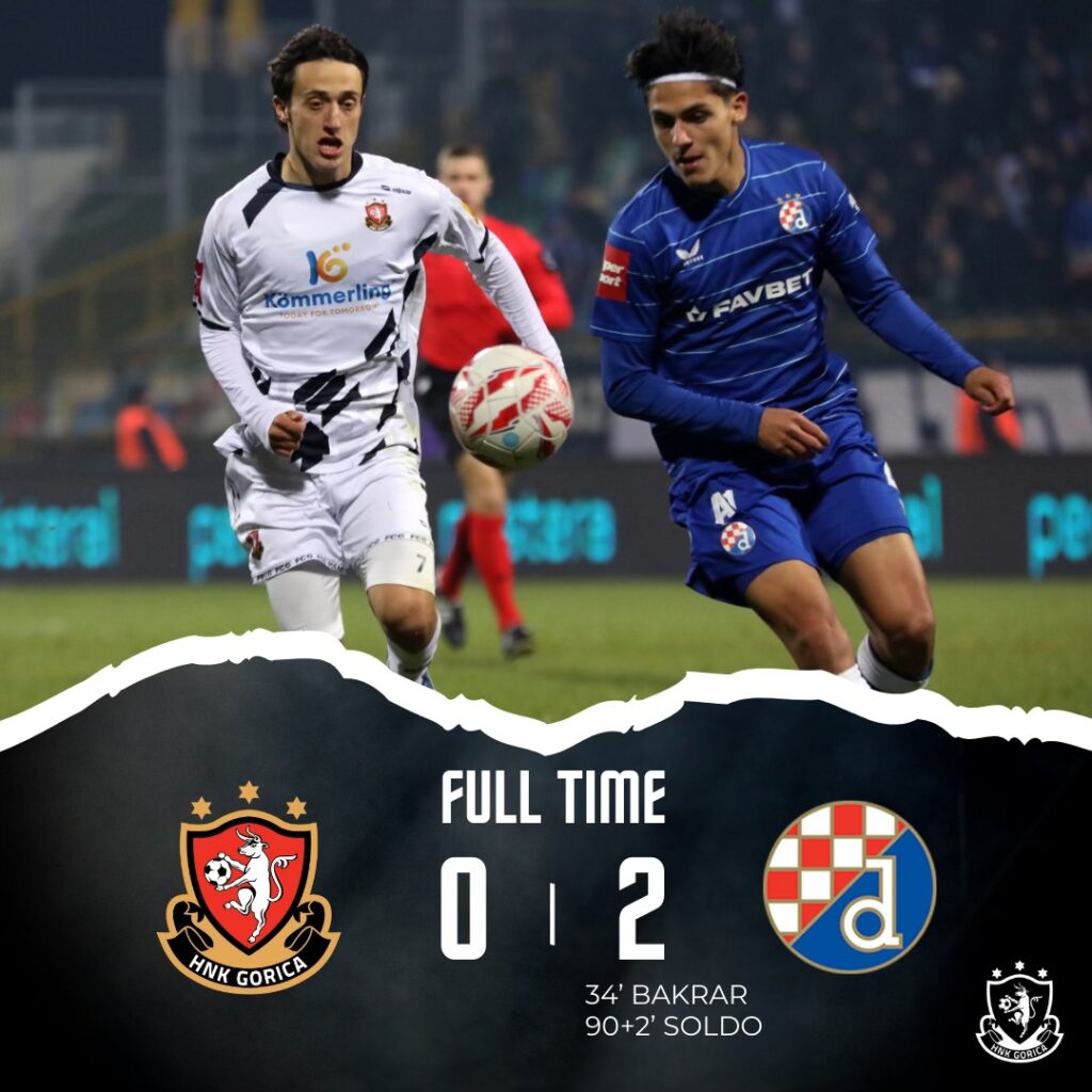 Dinamo pobjedom u Gorici ponovno preuzeo vodstvo u ligi